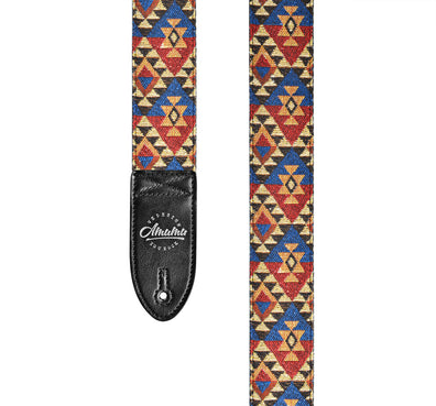 AMUMU Retro Triangle Guitar Strap Multicolor -CO19J